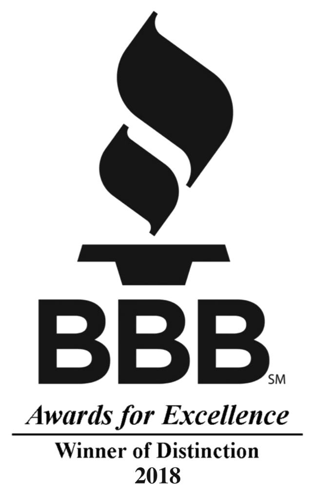 BBB Award of Excellence 2018